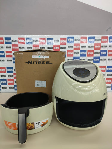 Ariete 4618/02- Freidora saludable XXL sin aceite (pantalla lcd, temporizador ajustable 60 min, 7 programas, temperatura ajustable 80-200ºc), color beige